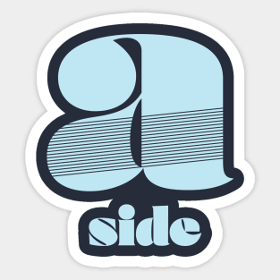 The A-side Sticker